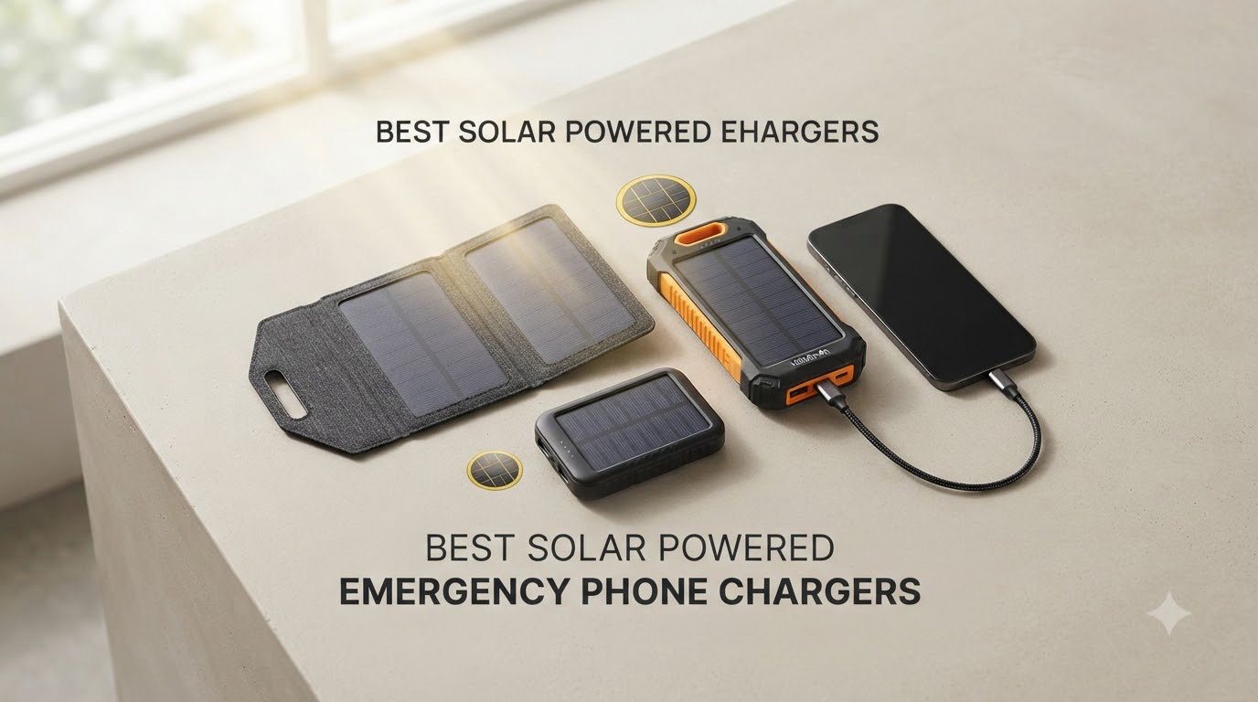 best solar powered emergency phone chargers