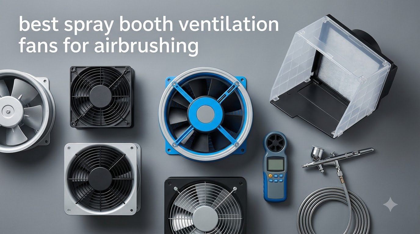 best spray booth ventilation fans for airbrushing
