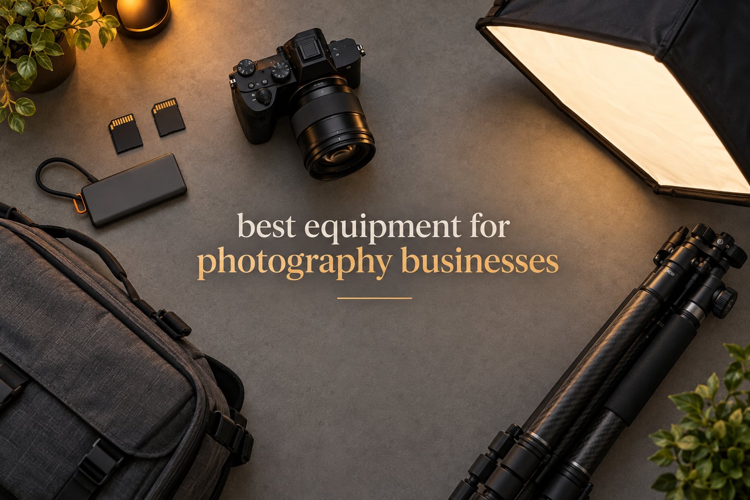 best equipment for photography businesses