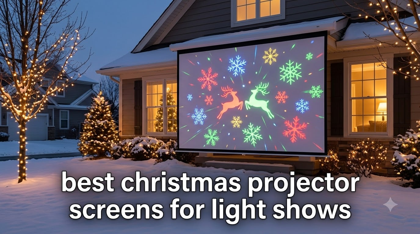 best christmas projector screens for light shows