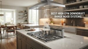 best high cfm downdraft range hood systems