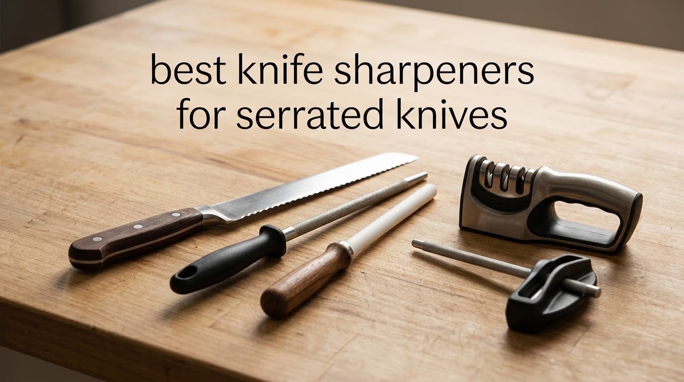 best knife sharpeners for serrated knives