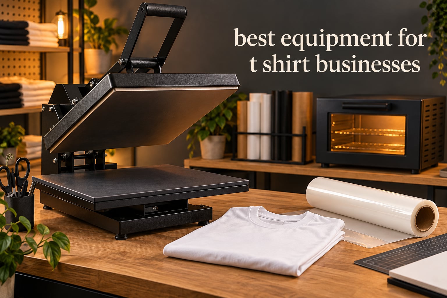best equipment for t shirt businesses