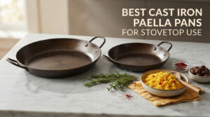 best cast iron paella pans for stovetop use