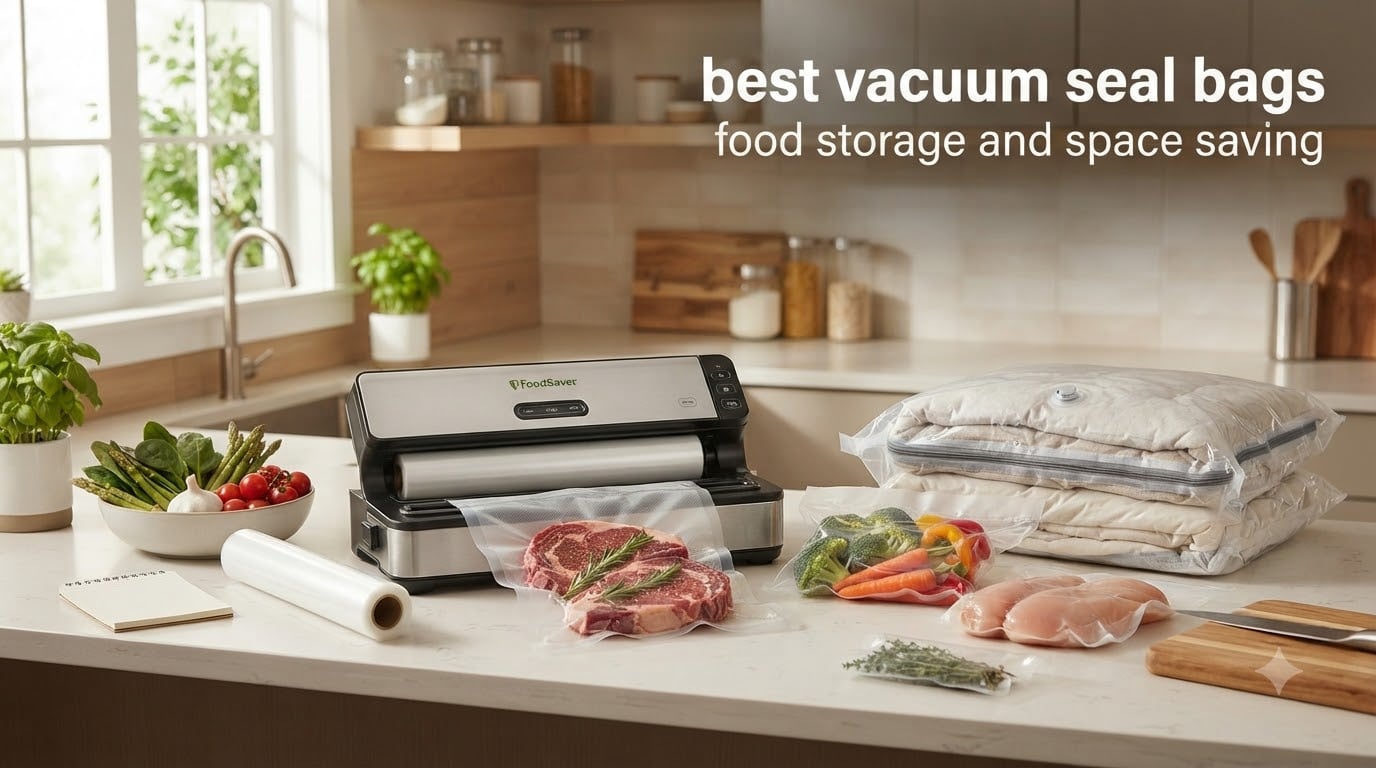 best vacuum seal bags food storage and space saving