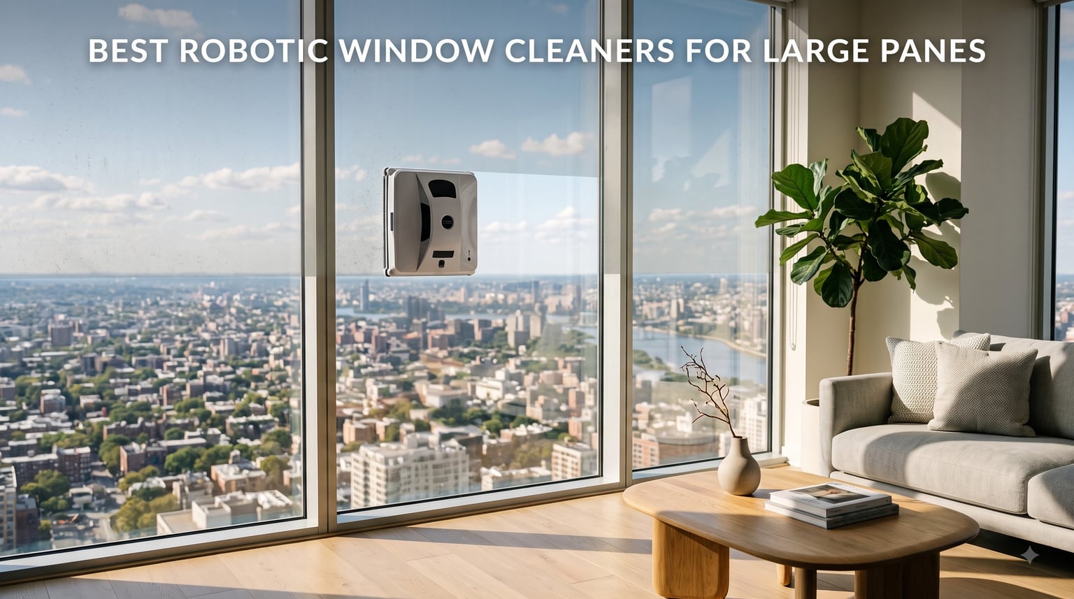 best robotic window cleaners for large panes