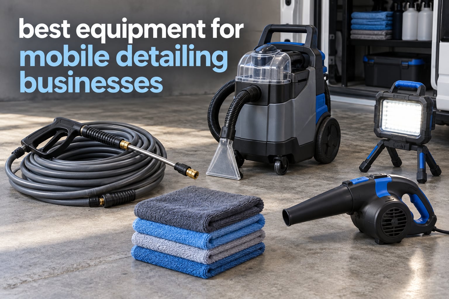 best equipment for mobile detailing businesses