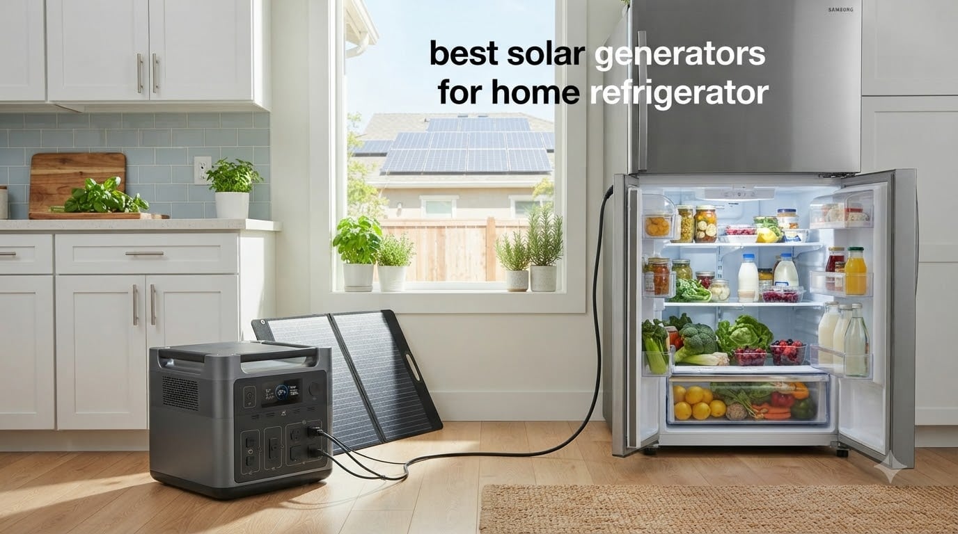 best solar generators for home refrigerator