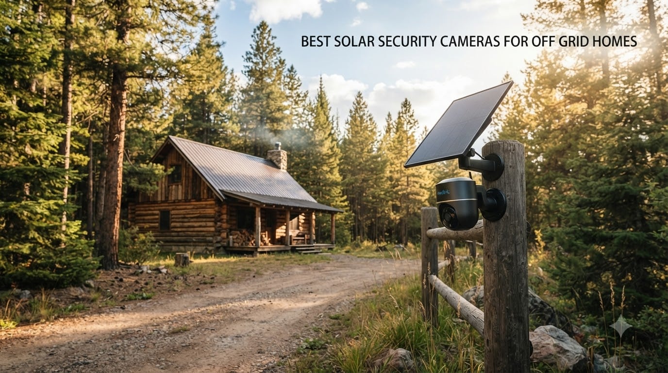 best solar security cameras for off grid homes
