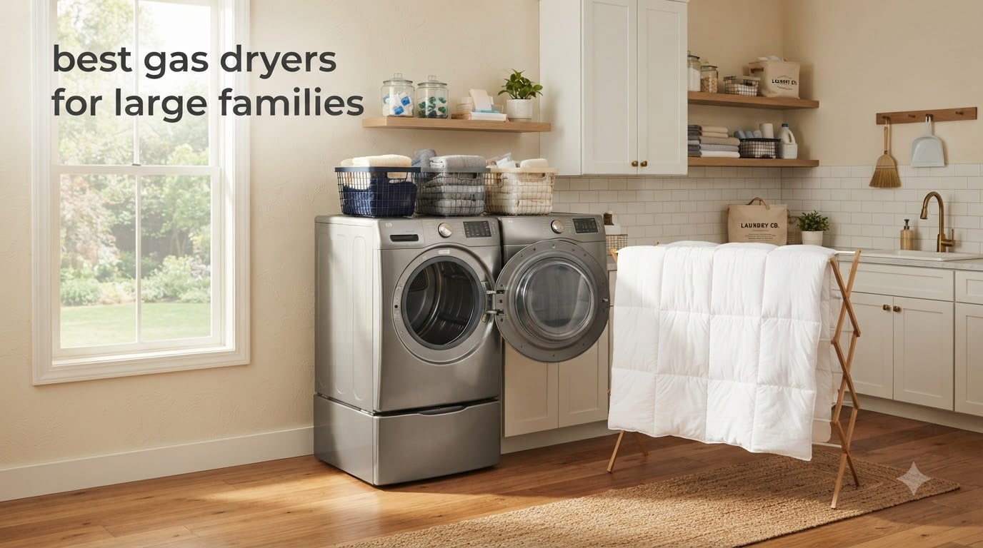 best gas dryers for large families