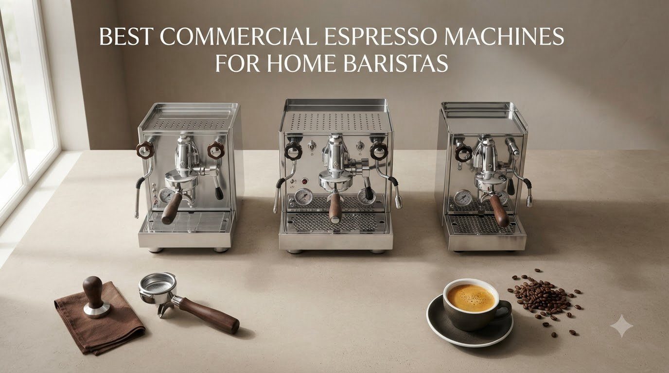 best commercial espresso machines for home baristas