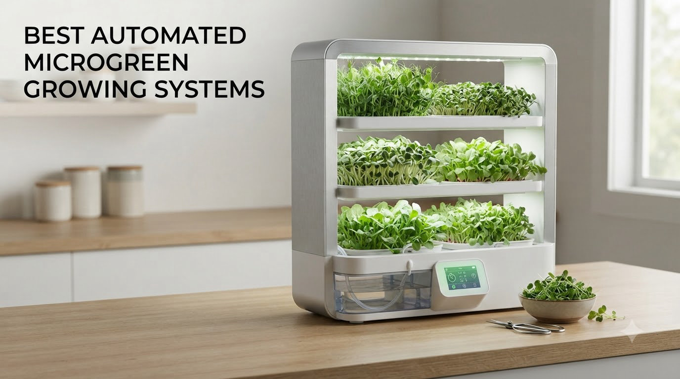 best automated microgreen growing systems