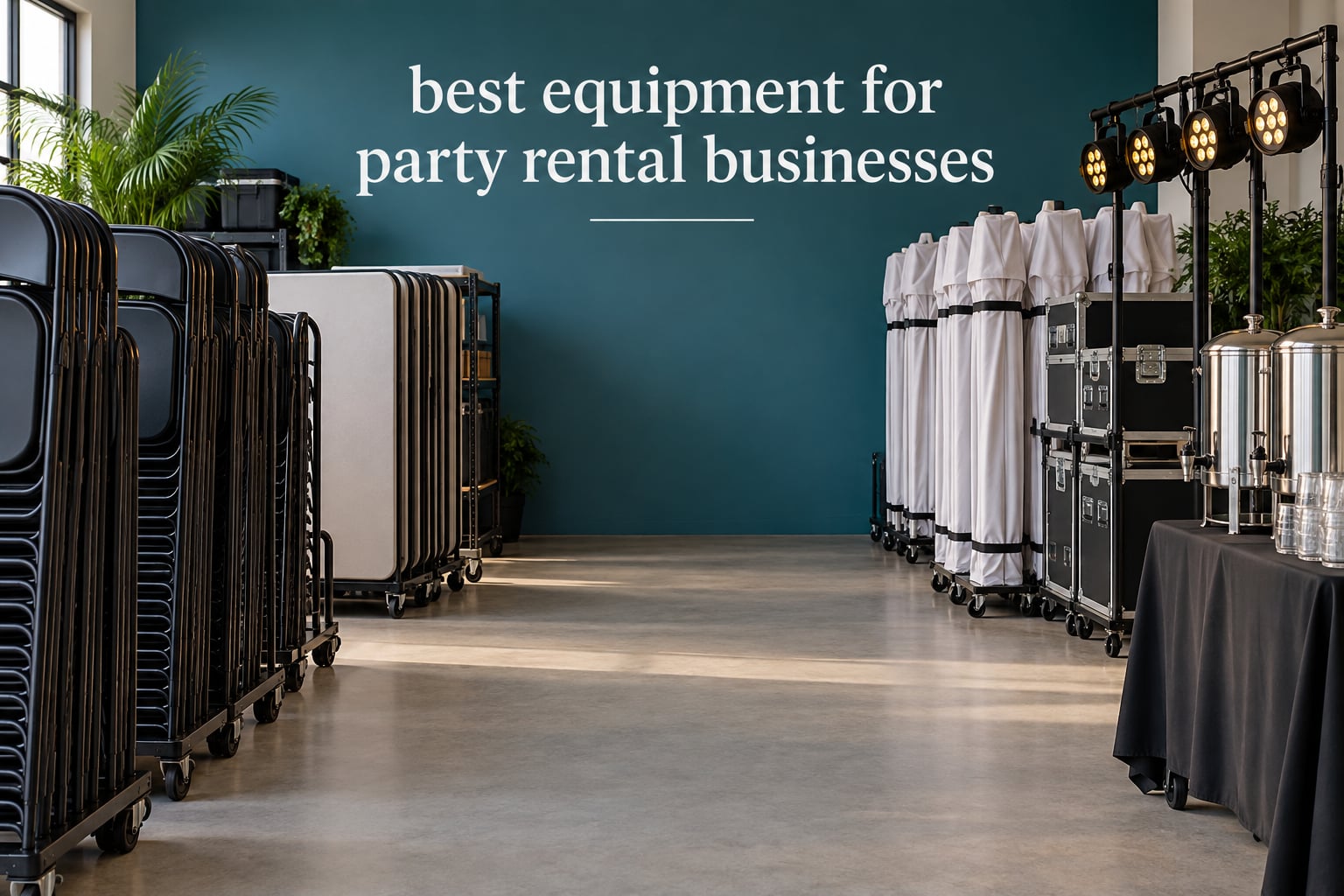 best equipment for party rental businesses