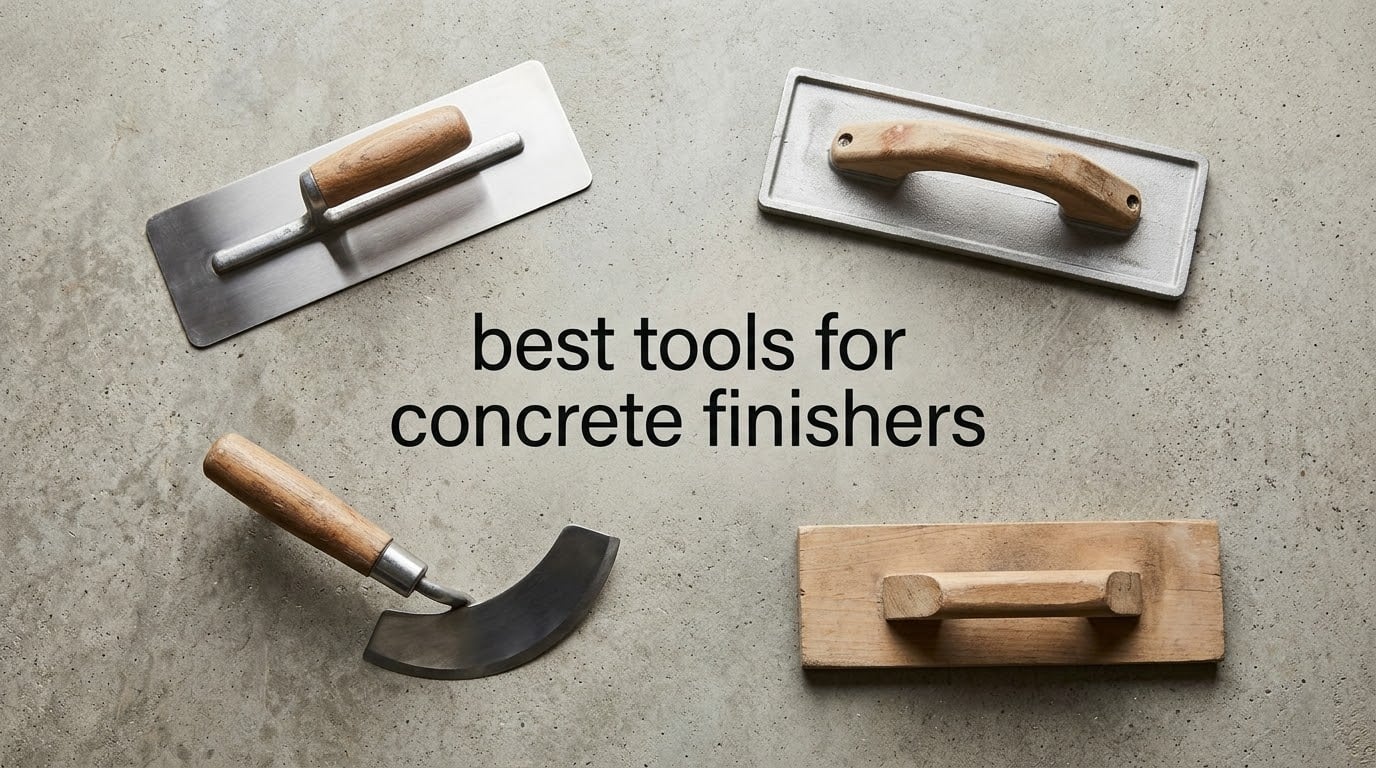 best tools for concrete finishers