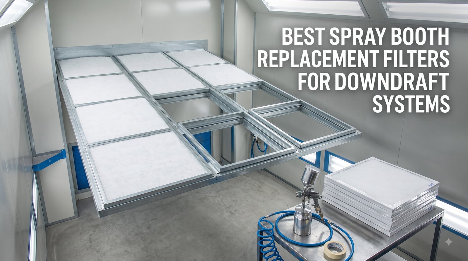 best spray booth replacement filters for downdraft systems