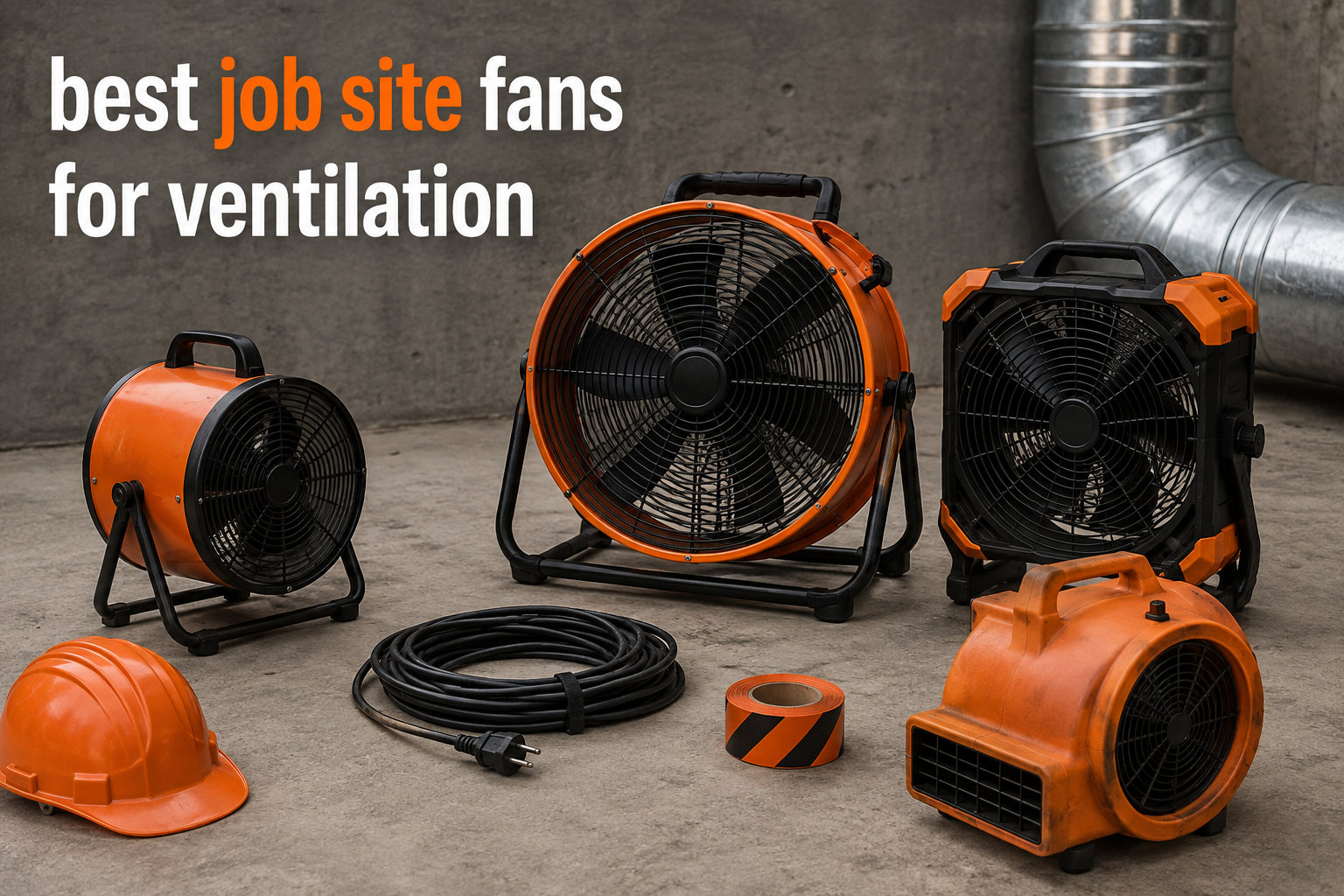 best job site fans for ventilation