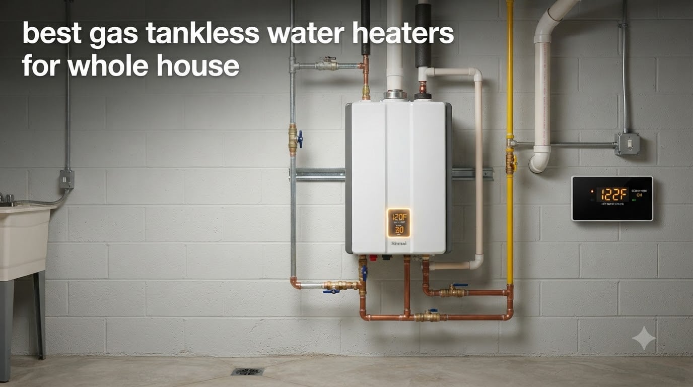 best gas tankless water heaters for whole house