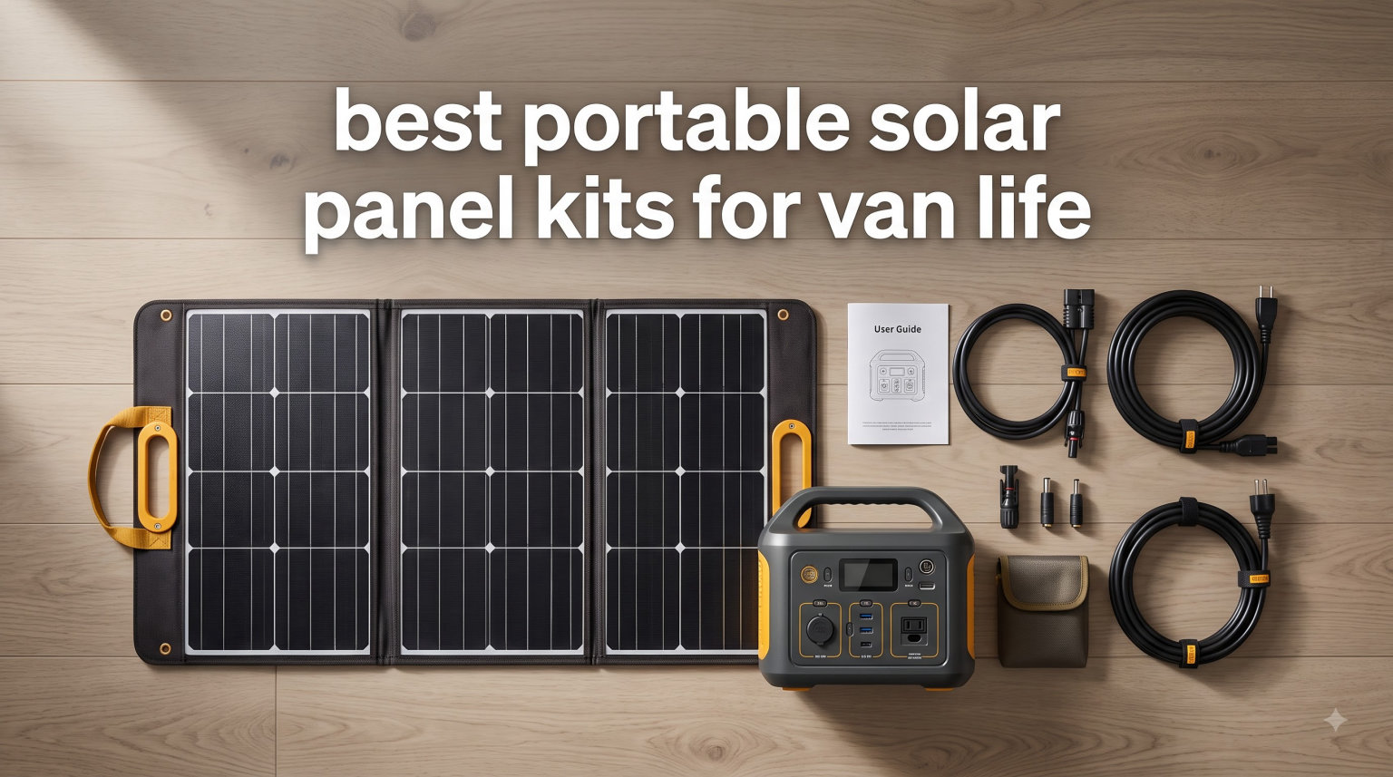 best portable solar panel kits for van life