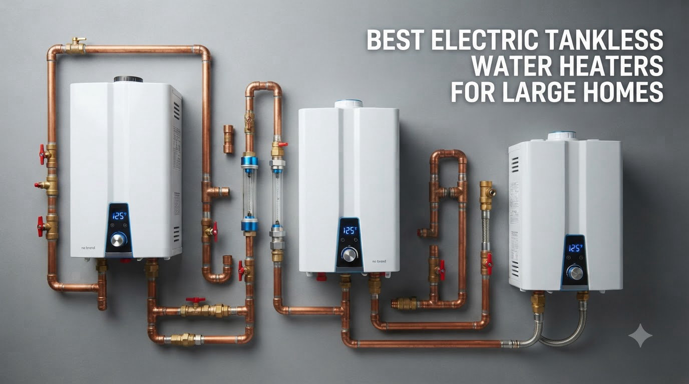 best electric tankless water heaters for large homes