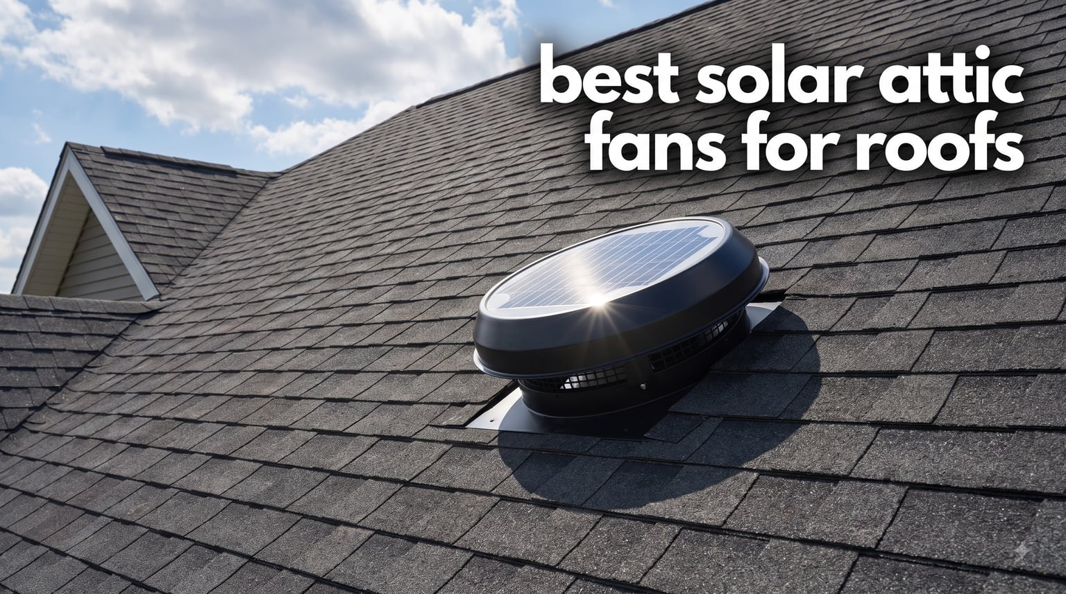 best solar attic fans for roofs