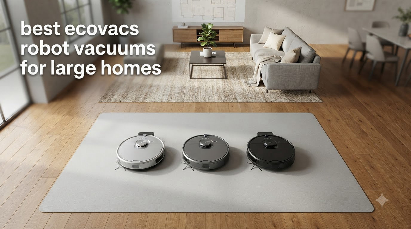best ecovacs robot vacuums for large homes