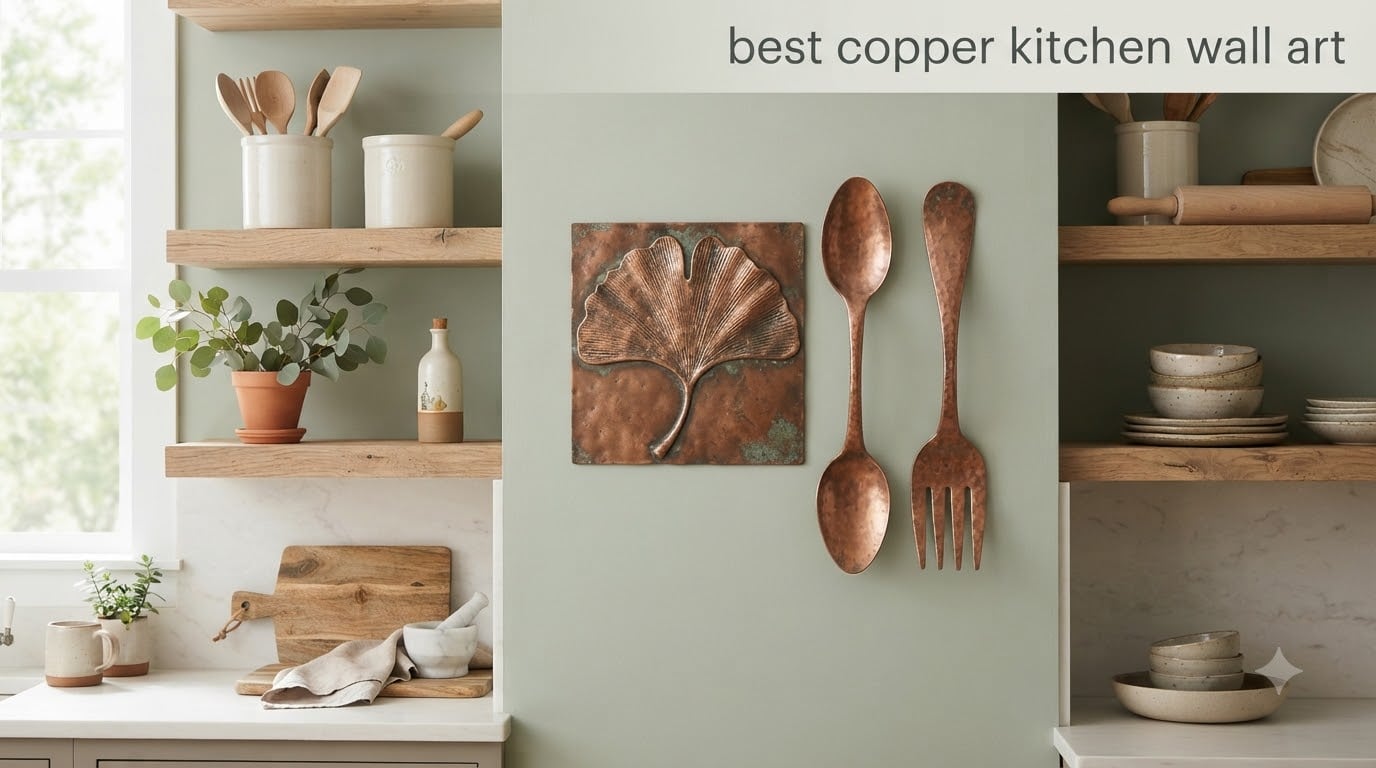 best copper kitchen wall art