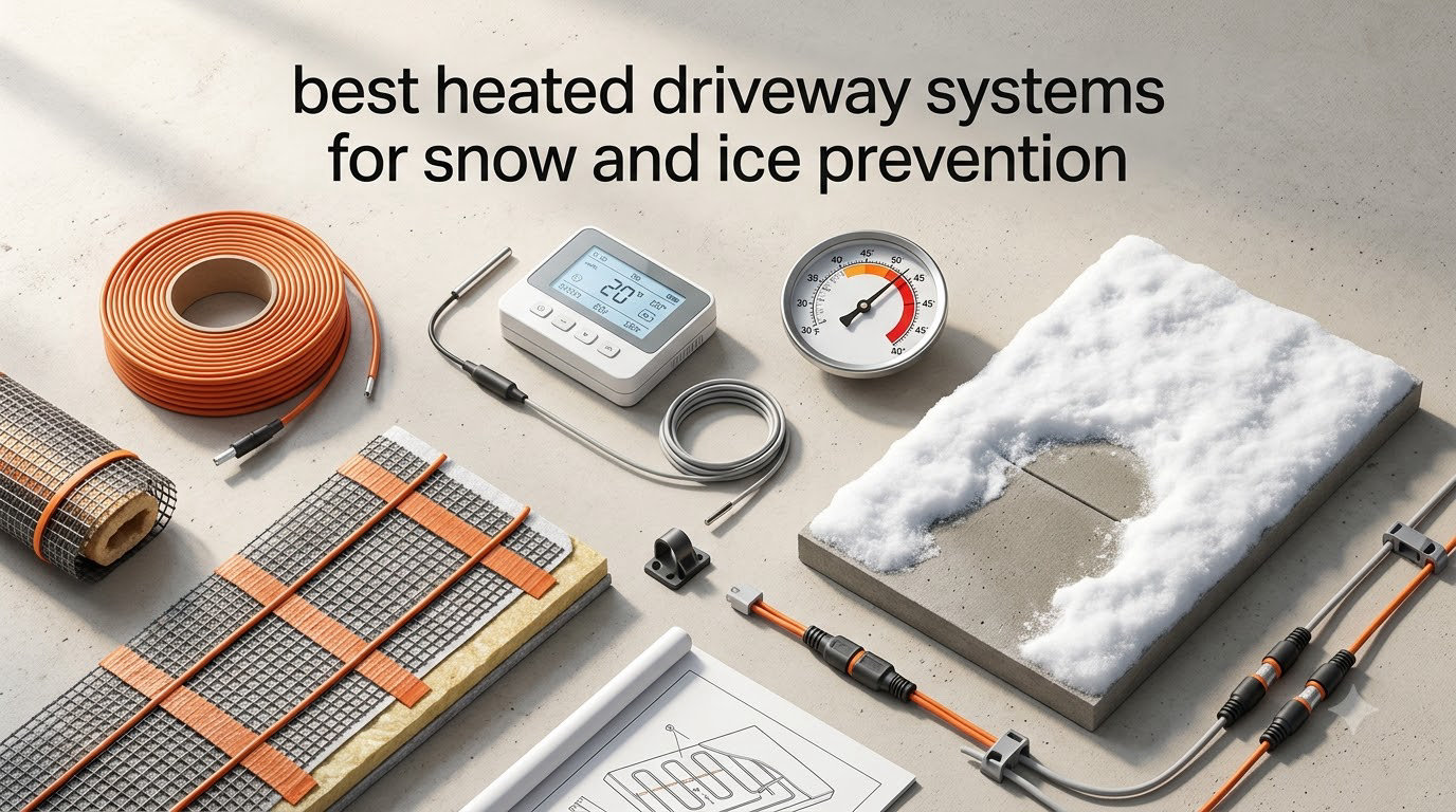 best heated driveway systems for snow and ice prevention