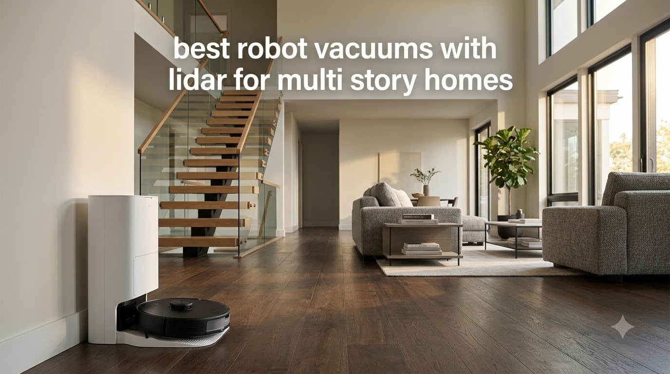 best robot vacuums with lidar for multi story homes