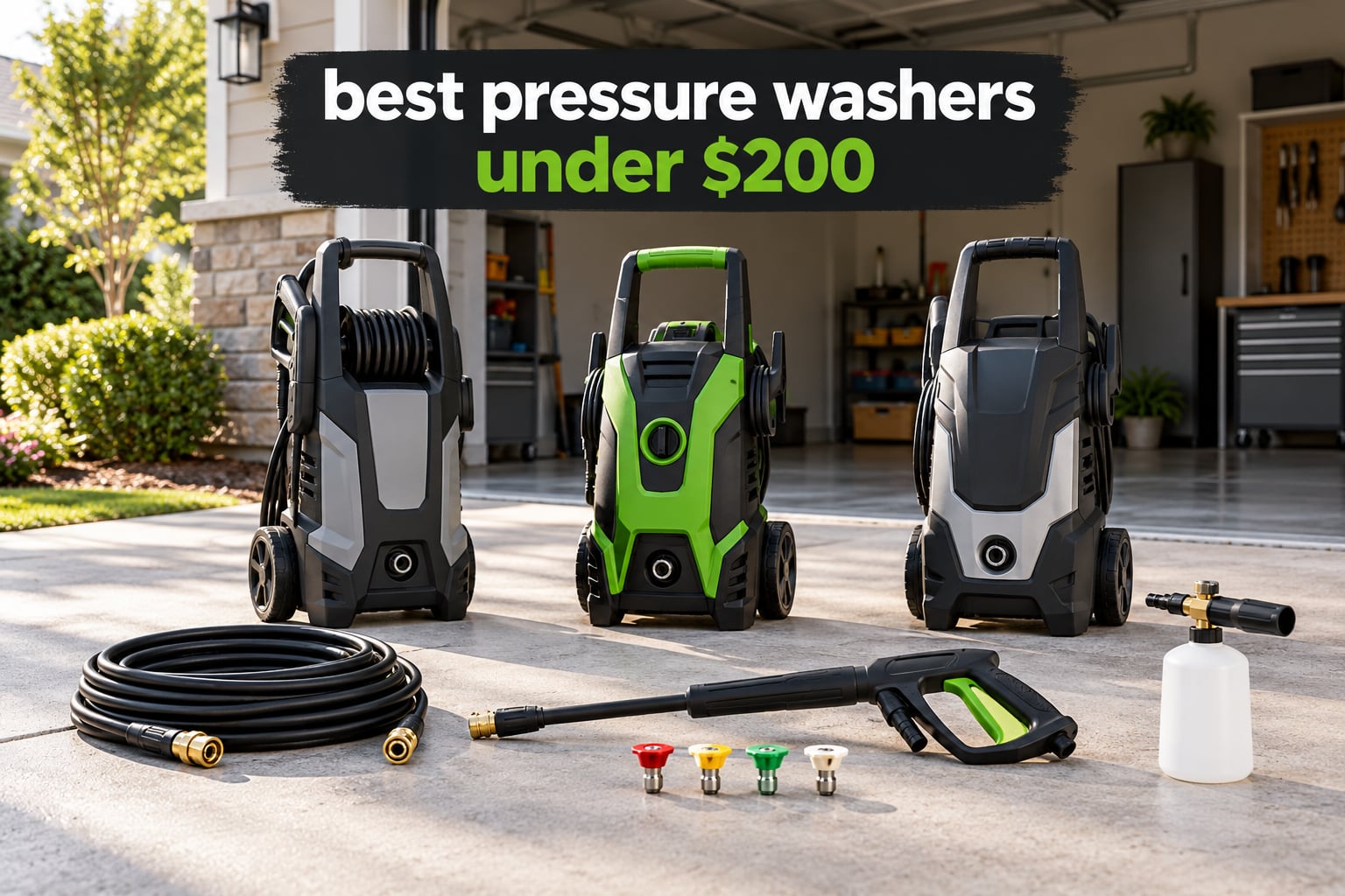 best pressure washers under $200