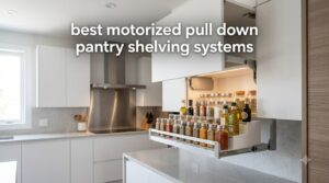 best motorized pull down pantry shelving systems