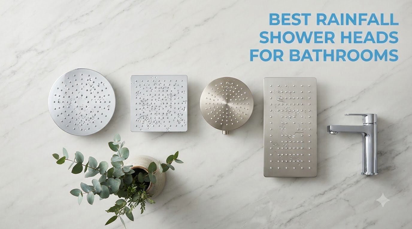 best rainfall shower heads for bathrooms