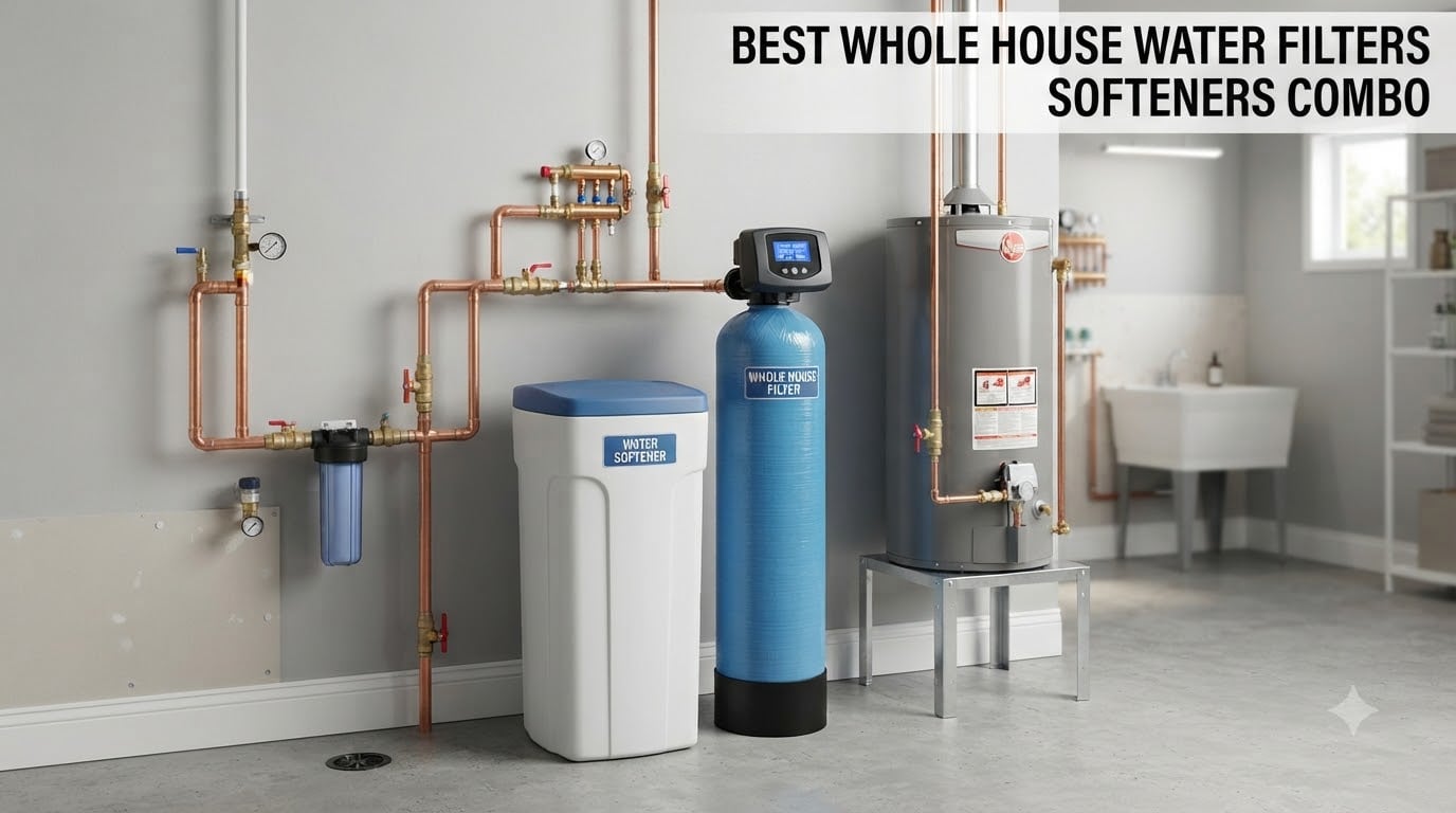 best whole house water filters softeners combo