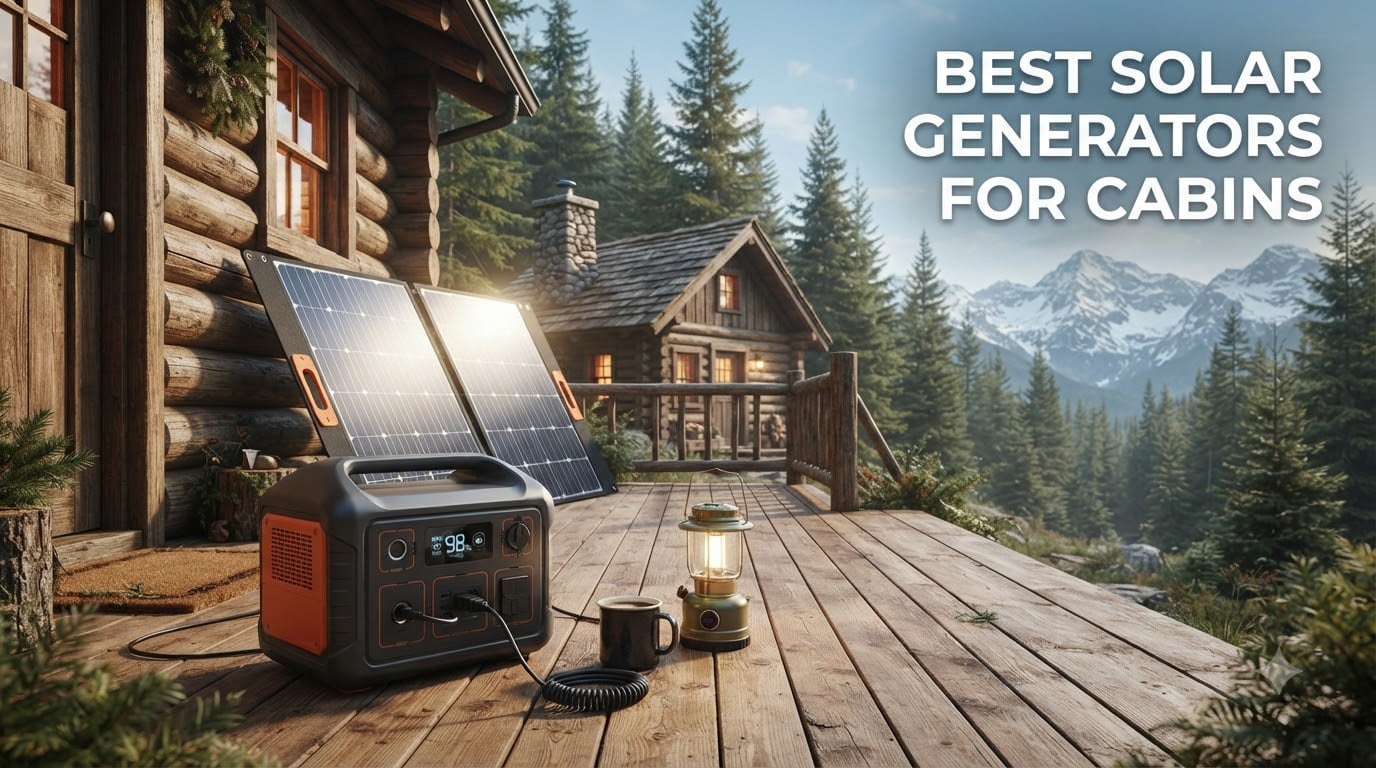 best solar generators for cabins