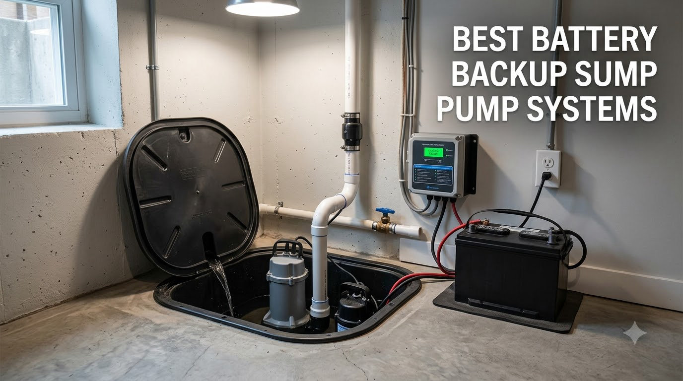 best battery backup sump pump systems
