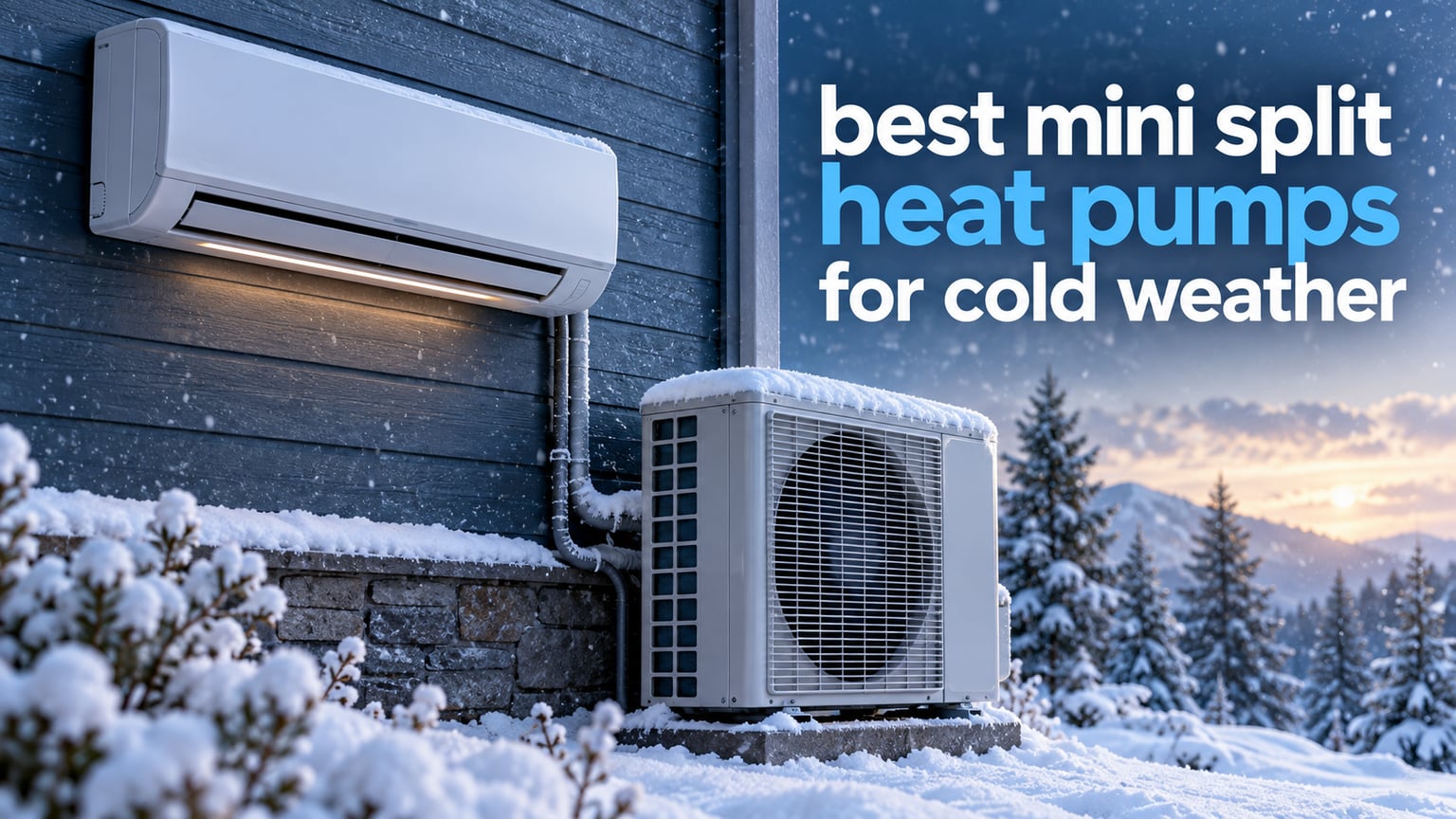 best mini split heat pumps for cold weather