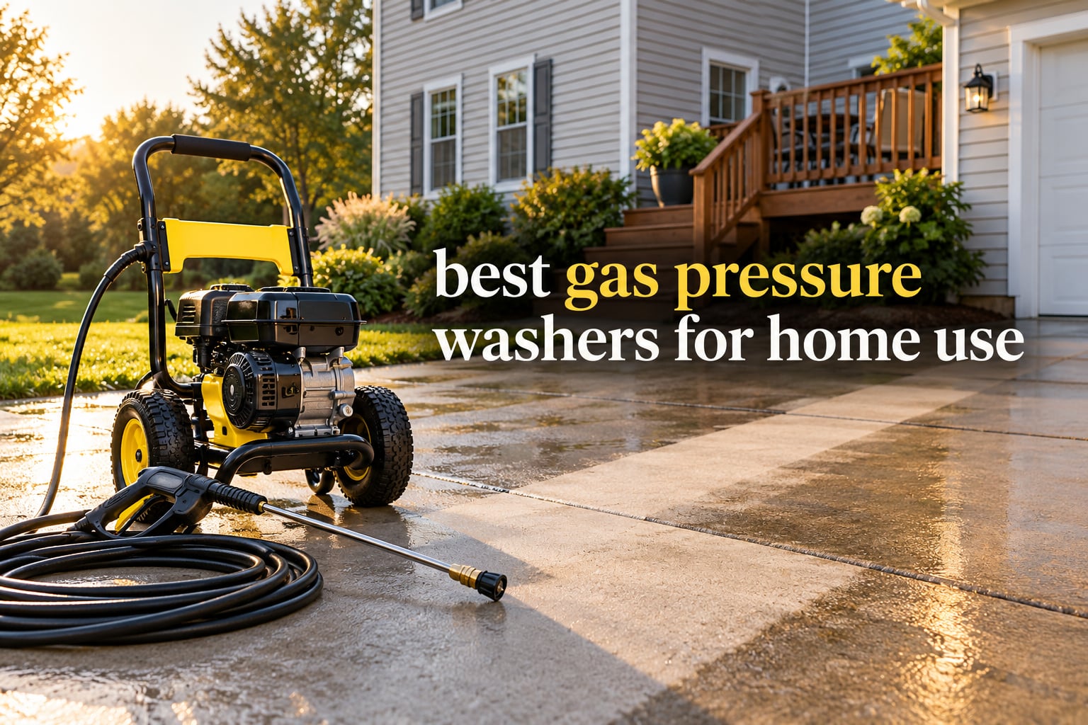 best gas pressure washers for home use