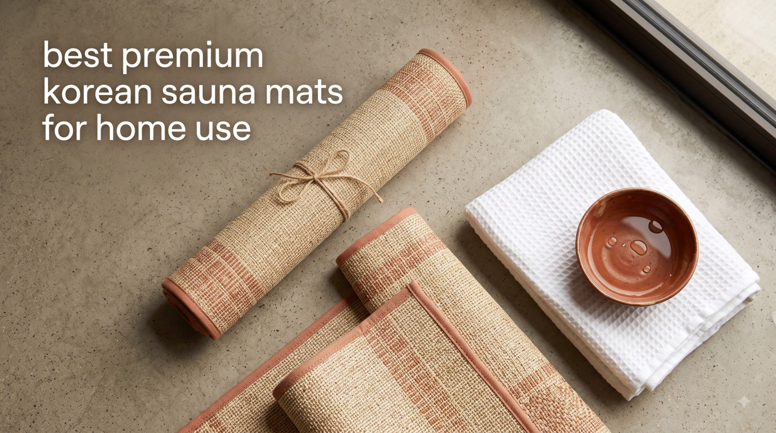 best premium korean sauna mats for home use