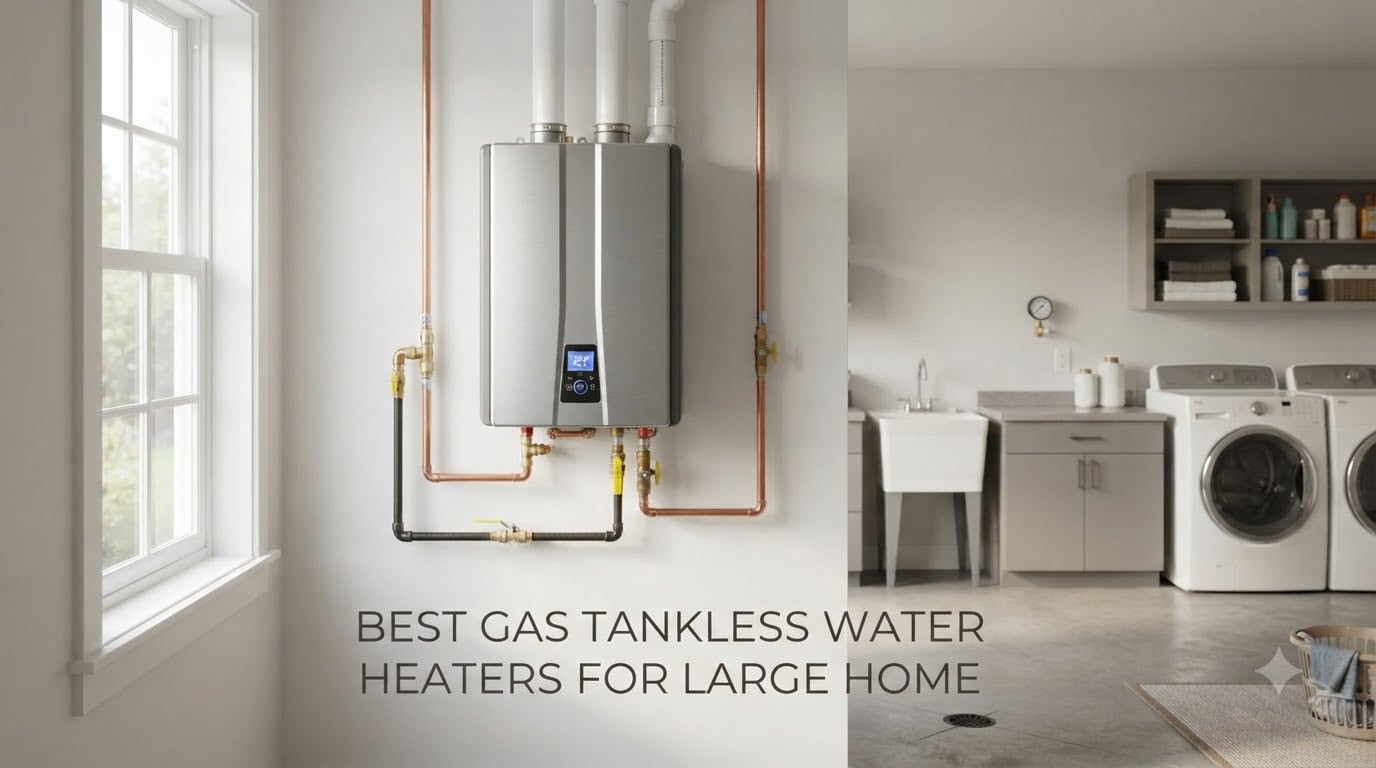 best gas tankless water heaters for large home