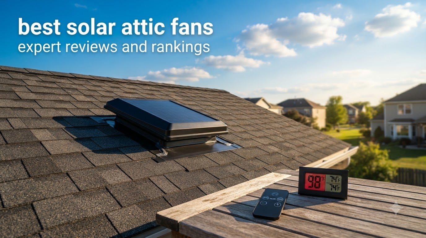 best solar attic fans expert reviews and rankings