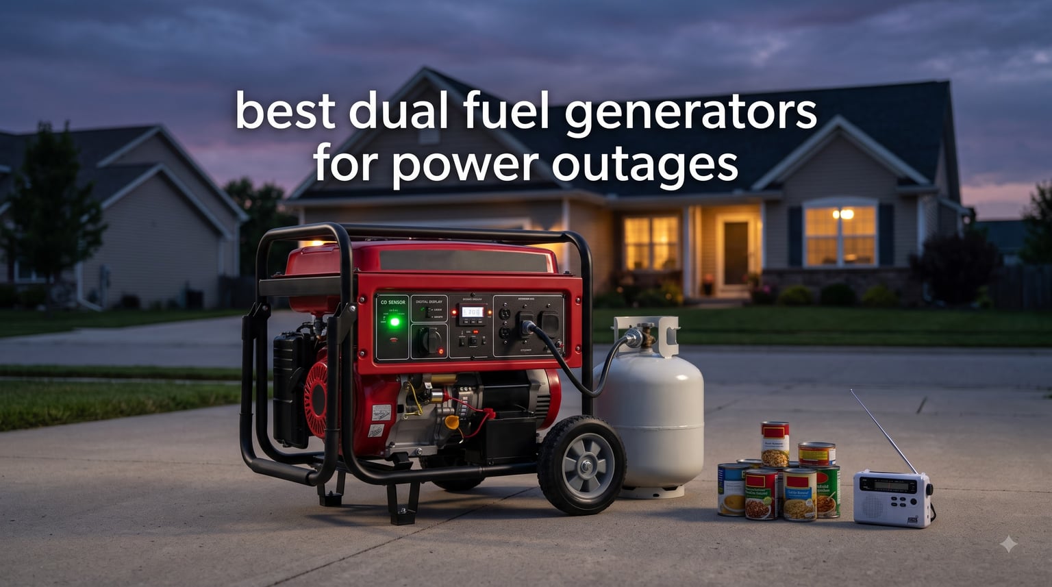 best dual fuel generators for power outages