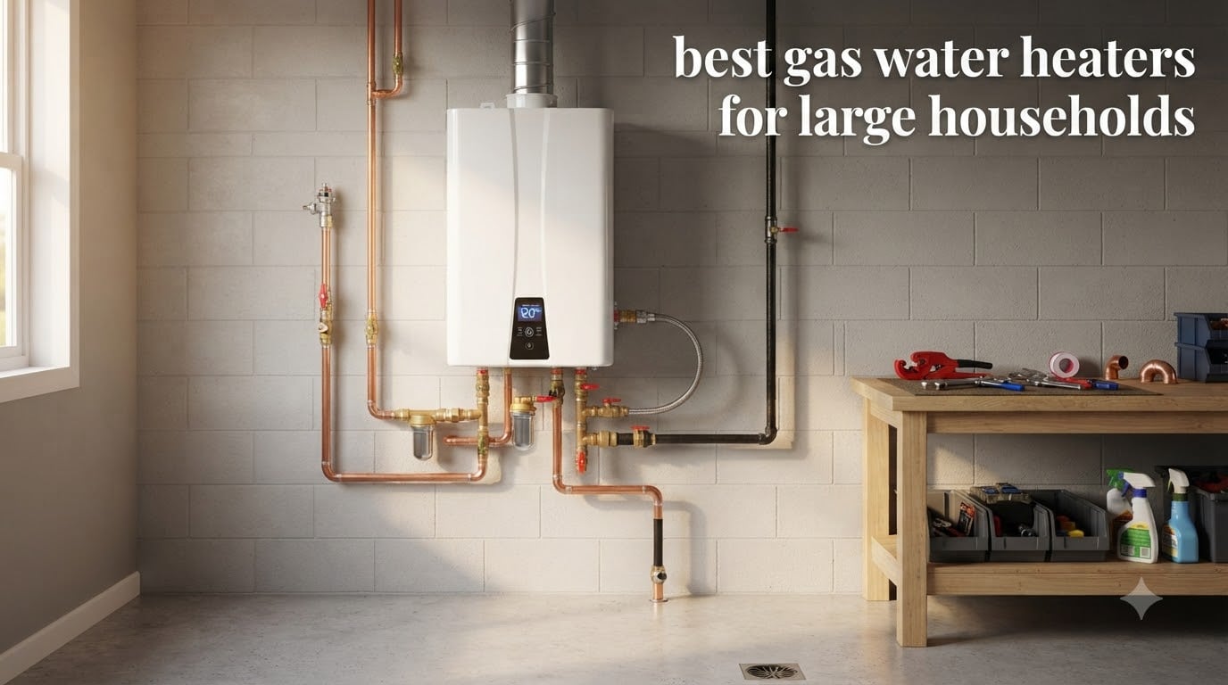 best gas water heaters for large households