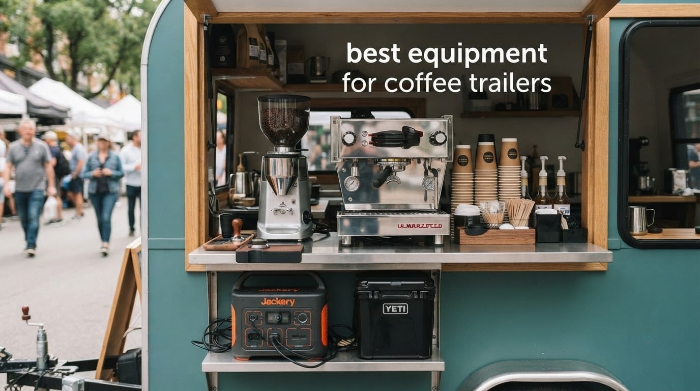 best equipment for coffee trailers