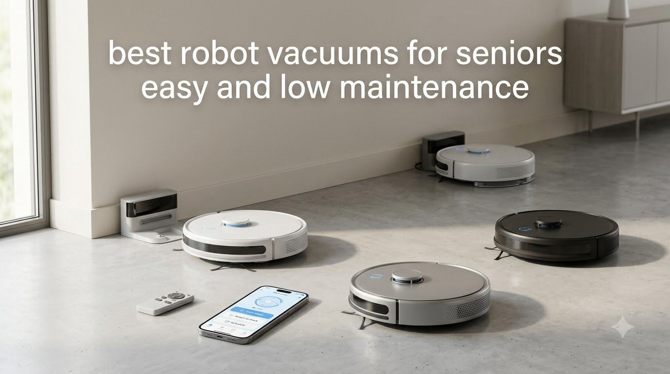 best robot vacuums for seniors easy and low maintenance