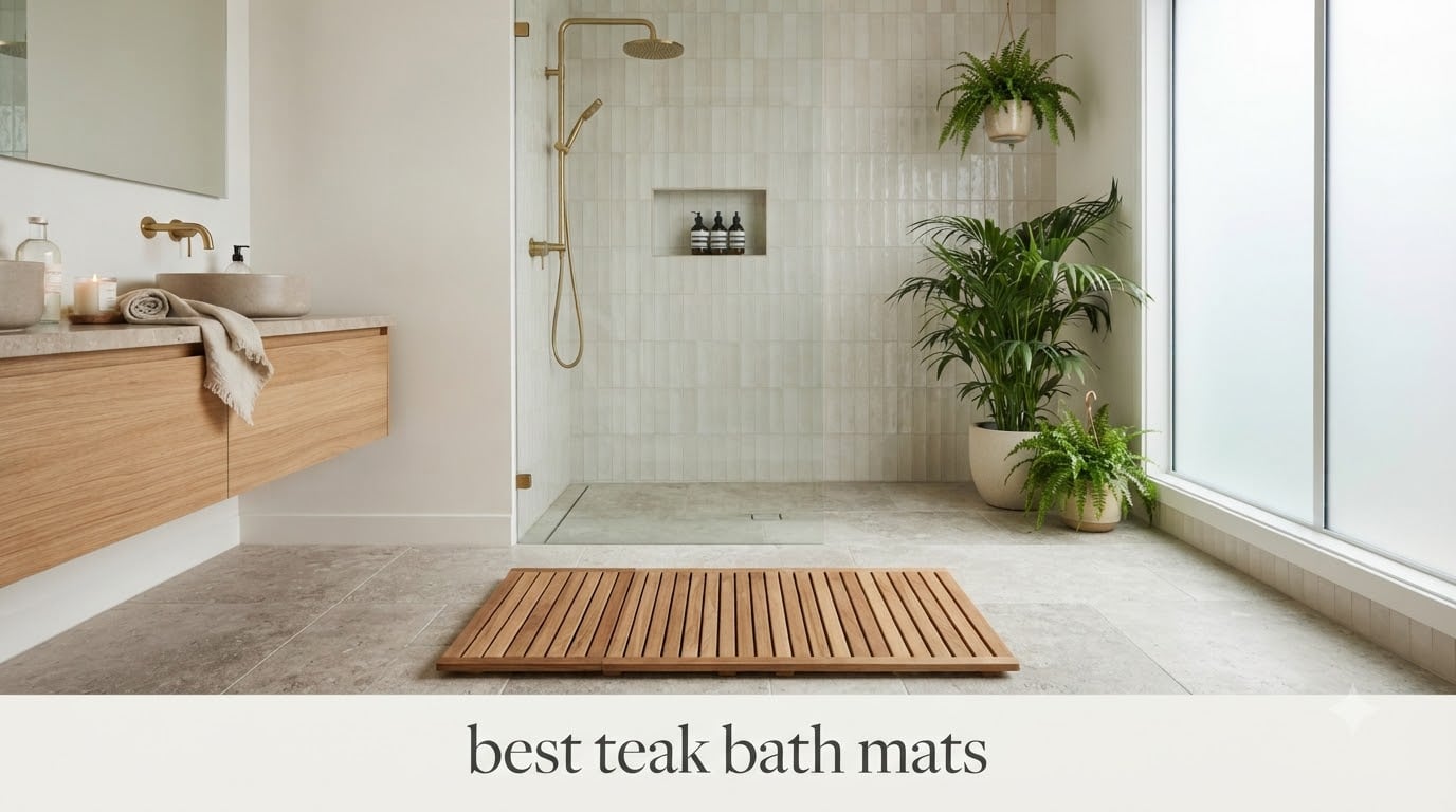 best teak bath mats