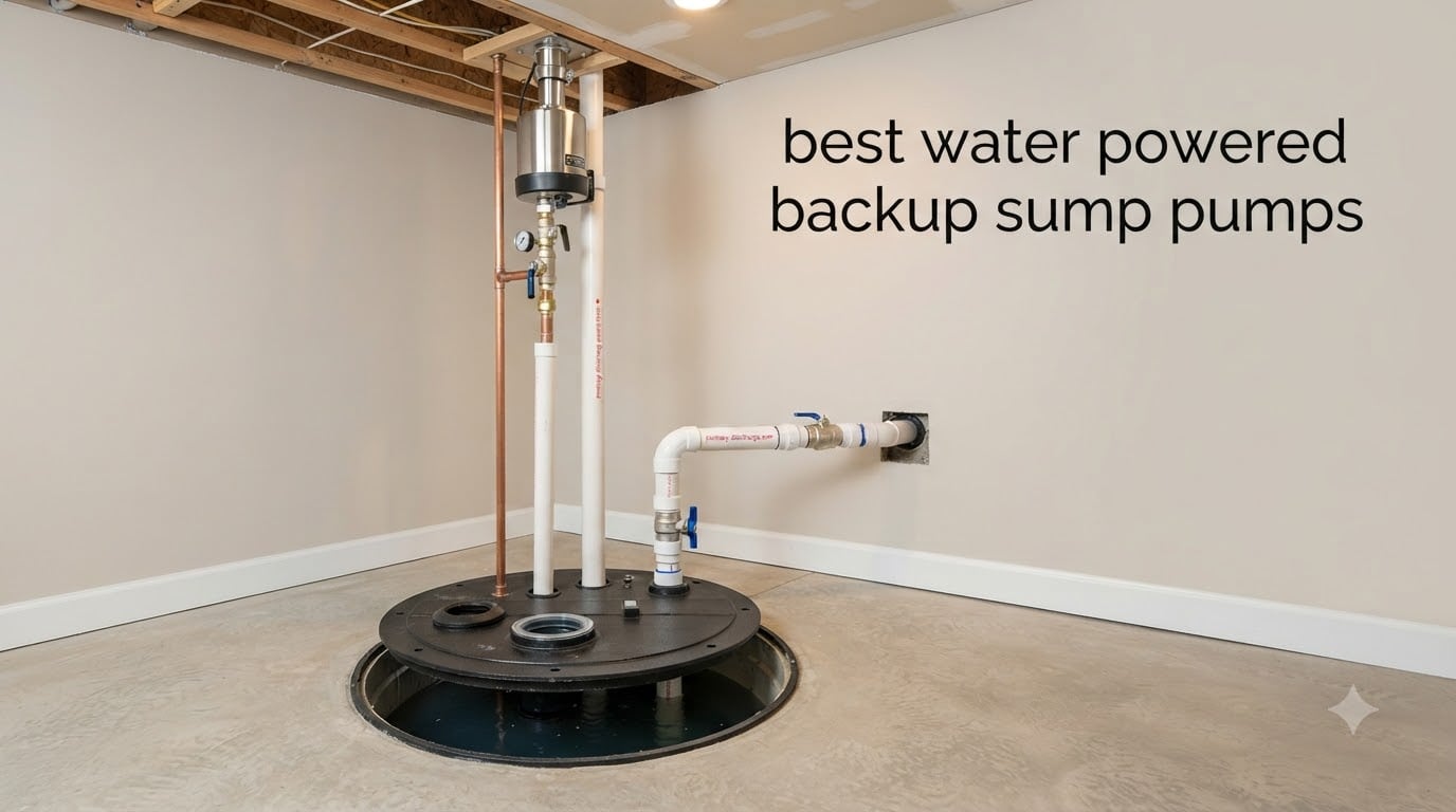 best water powered backup sump pumps
