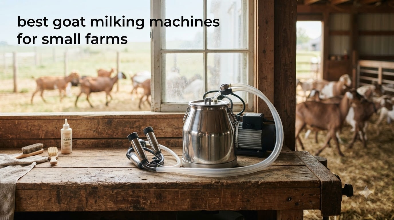 best goat milking machines for small farms