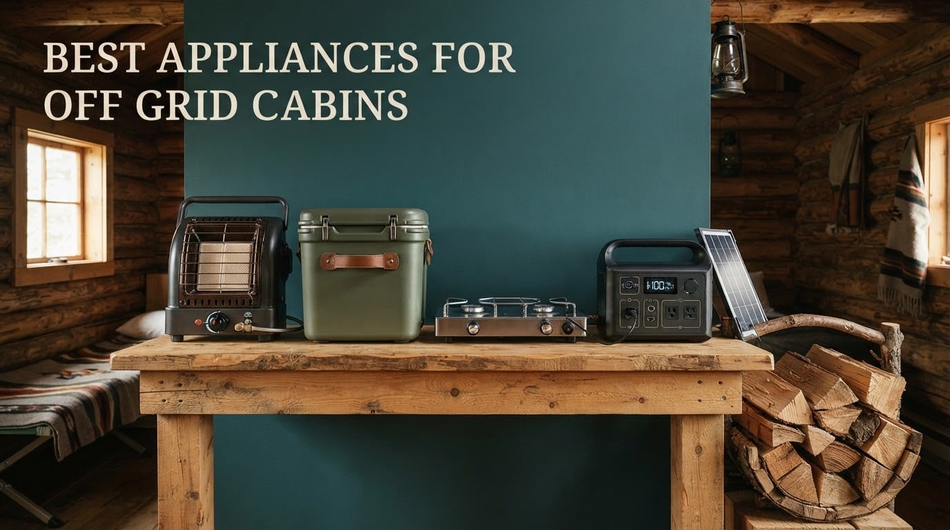 best appliances for off grid cabins