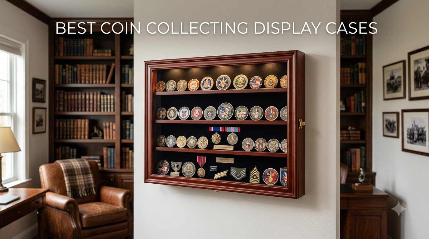 best coin collecting display cases