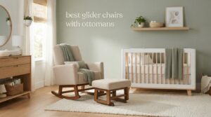 best glider chairs with ottomans
