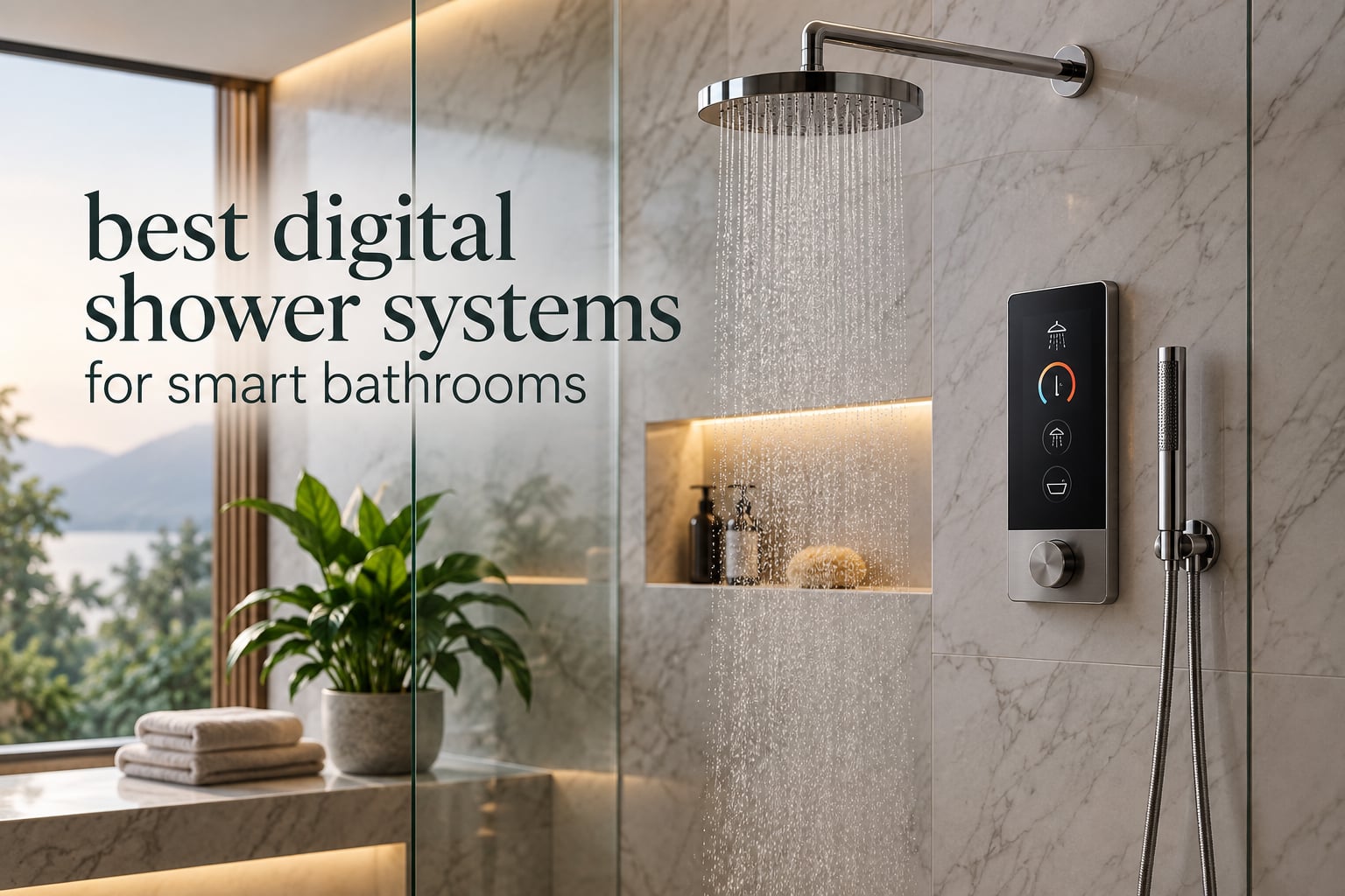 best digital shower systems for smart bathrooms